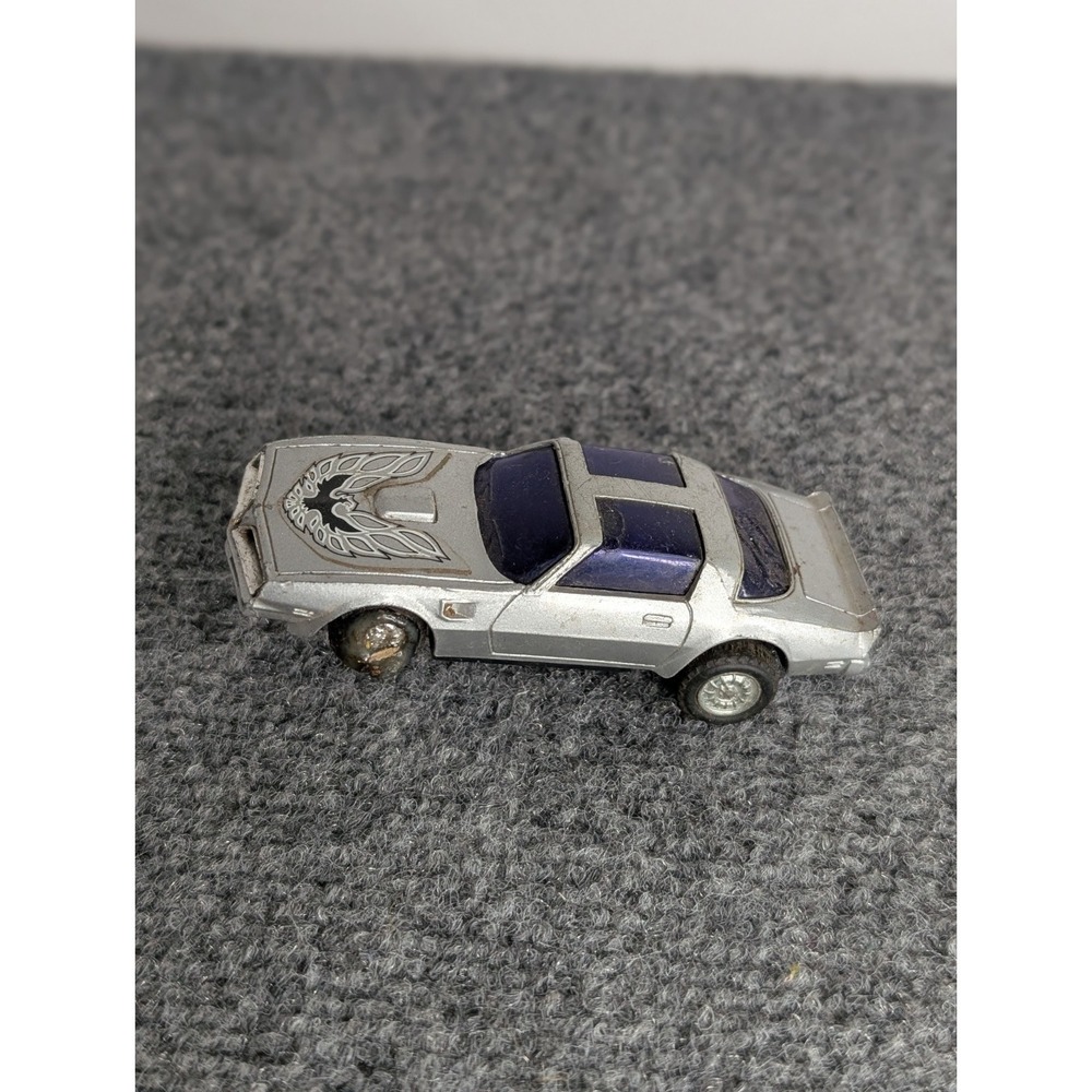Zee Toys Zylmex Pontiac Firebird Trans Am Silver 1/59 Hong Kong Pull Back READ**